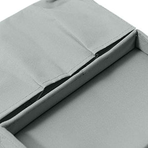 THEE Bracciolo Portaoggetti da Appendere Sedia da Scrivania Divano Slipcovers TV Telecomando Controller Supporto Borsa Organizer da Tavolo Grigio