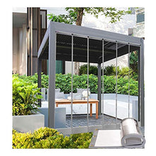 GDMING Magnetico Gazebo Tenda della Porta, Trasparente PVC Striscia di Plastica Copertura della Porta，Resistente alle Intemperie Telo per Porte Giardino Tenda, 33 Dimensioni