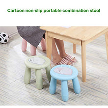 hkwshop Sgabelli Sgabello in plastica per Bambini Panchetta per Bambini Home Cambia Scarpe Sgabello Bagno Antiscivolo Sedia per Adulti Sgabello da tavolino Sgabello (Color : Pink)