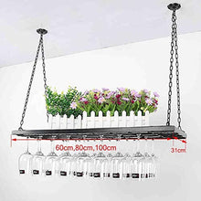 DJSMjbj - Portabicchieri in stile europeo, da appendere in vetro, da appendere al portabicchiere, facile da installare (dimensioni: 100 x 31 cm)
