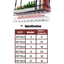 Scaffali for Vino Sospesi A Parete con Mensole Galleggianti |Porta Bicchiere da Vino Appeso |Portabottiglie Rustico |Rack di Stoccaggio for Mensole A Muro |Ripiani Multifunzione