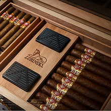 Humidor Humidor in Legno Massello Scatola per Sigari Armadio per Sigari Finestra Trasparente di Grande capacità L'armadio per Pittura in Legno di Cedro può Contenere 60 Sigari