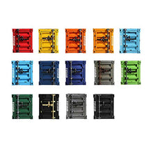 H-Comodini Camera Tavolino Laterale Comodino Contenitore Cabinet Industriale del Vento Locker Blocco Ferro Piccolo Governo di Immagazzinaggio (Color : B)
