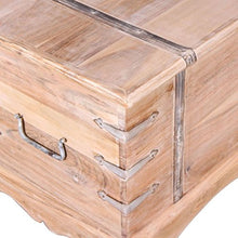 XINGLIEU Baule portaoggetti Marrone, Baule portaoggetti in Legno, Tavolo supplementare, 90 x 40 x 40 cm