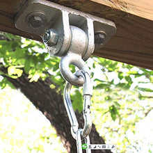DAUERHAFT Hardware per Altalena con Fibbia per Amaca Resistente alla corrosione in Acciaio Fuso, per Uso Interno, per Uso Esterno, per altalene Yoga, per Amaca