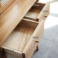 YaGFeng Dressing Table 2 Strato Ripiano Cassettiera 3 Cassetti Multifunzionale Strato in Legno 2 for Immagazzinare necessità Quotidiane per Camera Trucco Gioielleria Bagagli
