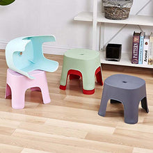 Ispessita Plastica Sgabello Casa Dining Chair Scarpe Modifica Sgabello Basso Sgabello Piccolo Sgabello Rotondo Multicolore Sgabello Antiscivolo Bagno Sgabello Piccolo Mazha,A