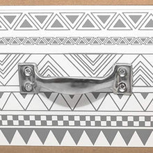 Suarez Indira C1 Mobile Multiuso, 50x30x51,7 H cm, Rovere, Nero, Fantasia, Melamina