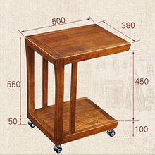 TONG HXF- Piccolo tavolino in Legno 500 * 380 * 600mm mobili arredati Soggiorno Balcone casa e Ufficio Tavolo Durevole (Size : 500 * 380 * 600mm)