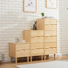 Mobile Bagno Sottile Legno Risparmio di Spazio Addensare Legno Limita Cassetto Governo di Immagazzinaggio Groove Disegno della Maniglia 4 Tier for Cucina Camera da Letto Soggiorno