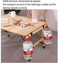 CASTOR Tavolo da Picnic all'aperto Tavolo da Campeggio all'aperto, Tavolo Pieghevole, Tavolo da Picnic Portatile e Sedia, Tavolo da Campeggio BBQ Party Table