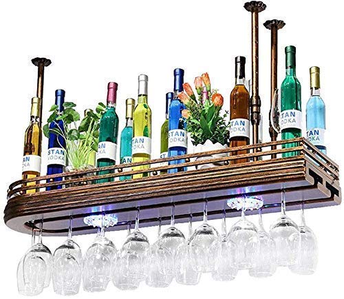 HXCD Amanti del Vino Mobili da Bar e Sala da Pranzo Moderna Portabottiglie da Vino in Metallo Portabottiglie da Parete/Portabottiglie da Vino Vintage A Parete/Portabottiglie Rustico/Portabo
