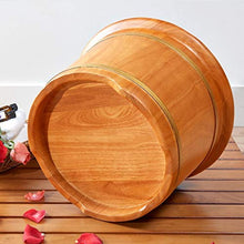 MZZYP Pediluvio barile Solido ammollo Piede in Legno Barrel la casa in Legno pediluvio Legno barile di Legno Solido Schiuma Bacino Salute pediluvio Barrel Foot Tub