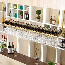 GAXQFEI Cucina Vino Stoccaio Di Stoccaio Del Vino Portatore Del Vino, Porta Calsa, Porta Calcina, Portatore Di Vincano Di Vino Del Metallo Appenale, Bar Doppio Let Glass Inveio Invertto Invertto, A