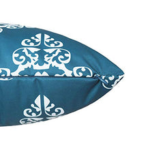 Andreannie - Set di 2 federe Decorative per Esterni, Impermeabili, per Tenda da Giardino, Parco, casalinga, in Poliestere, quadrate, 45,7 x 45,7 cm Set di 4 Pezzi Blu.