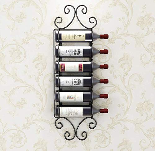 WLABCD Cremagliera per Vino Home Home Red Holder Vino Glass Rack Ristorante S, Appendiabiti Appeso Hanger Home Bar Fashion Semplice Porta Bicchiere da Vino,84X22Cm,B.