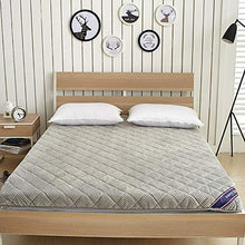 LJYY Materasso in Peluche Addensato Singolo, Topper per materassino futon Comodo materassino Pieghevole per Pavimento Materasso per Dormire-Marrone Singolo 90x200cm (35x79 Pollici)