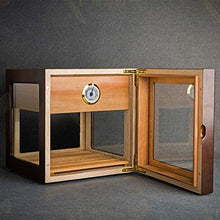 KEKEYANG humidor Accessori Sigaro con Legno di Cedro Cedar Cigar Box reso visibile della Vernice impiallacciatura Humidor Sigaro