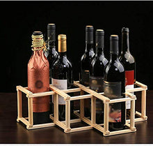 Scaffale Legno Porta Vino Pratico Scaffale Per Bottiglie Di Vino Portabottiglie Per Vino - Artigianato Per La Decorazione Della Casa, Portabottiglie Per La Casa Semplice, Portabottiglie Pieghevole