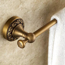 HYYDP Parete Porta Salviette Portasciugamani Retro Bagno a Muro in Ottone scolpito con portasciugamani Appendiabiti Accessori Bagno (Size : 70cm)
