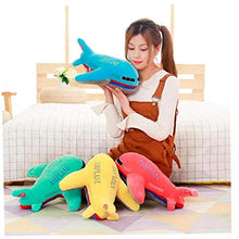 Aereo del Modello del Giocattolo della Peluche Ripiene Cuscino Abbraccio Cuscino Morbido Lanuginoso Cuscino del Fumetto Bello Sveglio di Kawaii Regalo di Compleanno 40 Centimetri 1pc