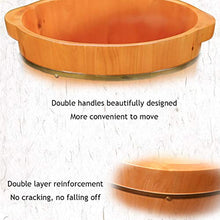 Vasca Per Pediluvio Bacino Per I Piedi In Legno Massaggio Per La Salute Massaggio Durevole Vasca Per I Piedi Natura Idromassaggio Massaggio Plantare Spa Sauna Bagno (dimensioni : 380 * 260mm)