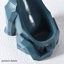 KUKU Portabottiglie da Vino Creativo da Tavolo, Portabottiglie in Resina Bulldog Francese, Espositore per Bottiglie di Vino di Lusso, Utilizzato in Soggiorno, Bar E Cucina,Bianca