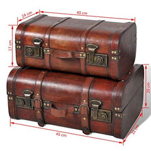 BIGTO - Cassettiera Vintage in Legno, per Camera da Letto, Armadio, casa, Collezione di mobili