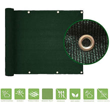 Balcone Protezione LSXIAO Recinzione sulla Privacy Schermo Deck Protezione Solare Resistente agli Agenti Atmosferici Configurazione Rapida Incluso Cavo di Installazione per Balcone, Giardino