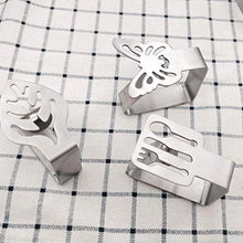 Cabilock 6 Pezzi Clip per Tovaglie Morsetti per Copritavolo in Acciaio Inox Supporti per Tovaglie da Esterno per Interni per Picnic Campeggio Pasqua Compleanno Festa di Nozze Forniture per