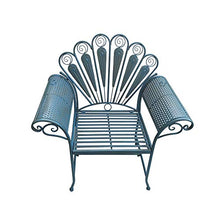 Panchine Per Terrazze All'aperto,Panca da Giardino In Metallo Con Schienale E Braccioli,Tavolo E Sedia da Balcone Doppio Sedile Per Decorazioni Per Il Tempo Libero del Cortile,Mobili da Veranda