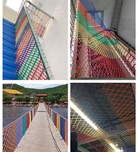 WEIFAN Rete di Sicurezza per Bambini, Tessuto a Mano per Uso Domestico Decorazione a Colori per Asilo Nido Anti-Caduta Scale di Protezione per Balcone Recinzione Anti-Caduta Rete in Nylon
