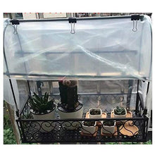 JX-PEP Trasparente incatramata, Clear Panno Tarp, Foglio Tenda Telo di plastica, per Uso Esterno coperture Impermeabili Tarp Pioggia Panno, Stare al Caldo, Protezione Solare,2 * 8m
