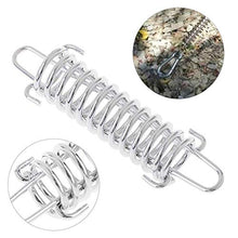 8Pcs Tension Coil Extension Gancio a molla Tensione in acciaio inossidabile Camping Tenda da campeggio Corda di serraggio Tenda di primavera Accessori per campeggio all'aperto escursionismo
