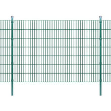 honglianghongshang Barriere e recinzioni Pannelli per recinzioni Pannelli di Recinzione 2D Giardino con paletti 2008x1430 mm 14m Verde