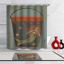 LIYAN Combinazione Bagno. Immagini Chiare E Colori Vivaci Rendono Il Tuo Bagno Pieno di Vita. Accessori da Bagno. Sirena Nell'Oceano.