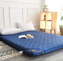 WANGT Materassino per Dormire Estivo, Materasso Pieghevole Traspirante per Pavimento in Poliestere per Camera da Letto al Piano Terra,A-150x200cm(59x79inch)