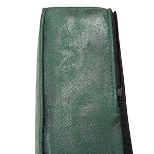 Beliani Divano 3 Posti Design Vintage in Pelle Verde Moderno da Salotto Chesterfield