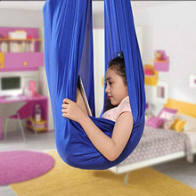 LICHUXIN - Amaca da appendere sensoriale a dondolo in rete traspirante per interni e bambini con esigenze speciali autismo ADHD (colore : blu, dimensioni: 150 x 280 cm/59 x 110 in)