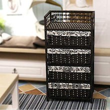 MAHFEI-Cestini Portaoggetti, Stile Country Cassettiera in Rattan Tessitura A Mano Comodino da Pavimento Armadio per Bambini Stabile E Durevole Organizza La Cassettiera