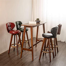 XHCP Sgabelli da Bar Neri con Rotazione di 360 Gradi, sgabelli da Bar Moderni, sgabelli da Bar Alti, sgabelli da Bar girevoli Set di 4