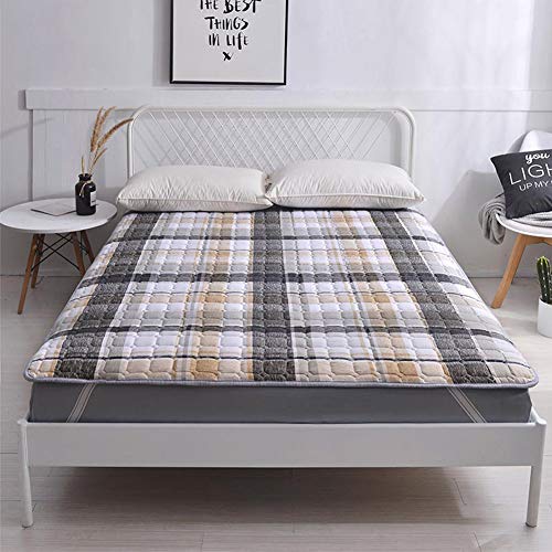 Materasso futon, tappetini tatami Il materasso, pieghevole, antiscivolo, pigro caldo del pavimento in inverno per dormitorio, soggiorno, camera da letto, 2 cm di spessore,A,150*200cm/59*79inch