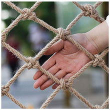 HSTFR Rete da Arrampicata per Bambini - Rete Decorativa per Rete da carico in Corda di Canapa Resistente, Muro per Foto, Rete sospesa, Rete di Sicurezza per Scale e Rete per Recinzione