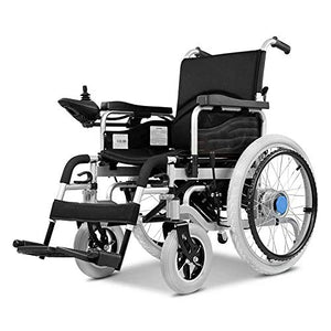 FTFTO Accessori per la casa Anziani Disabili Sedia a rotelle elettrica Sedia a rotelle Leggera Portatile Sedia da Viaggio Portatile per Trasporto Elettrico o Come Sedia a rotelle Manuale