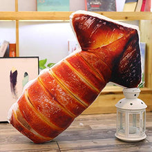 dangyin Cuscino per Alimenti - Cuscino per Calamari alla griglia 3D, Simulazione innovativa Grande Peluche per Bambola con Cuscino per Calamari