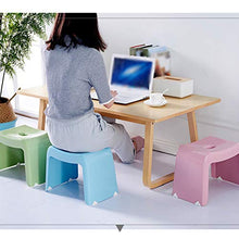 Sgabello da bagno Impermeabile antiscivolo Sgabello doccia per uso domestico Sgabello di plastica addensato Sgabello cambio sgabello 33.5x20.5x19cm, 37.5x24.5x26.5 cm ( Color : Pink , Size : Large )