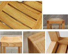 Sgabelli da Doccia Sedia da Bagno Cambia Scarpe Sgabello, Legno massello Impermeabile Sicurezza anticorrosione Forte Comfort Durevole Sedia da Doccia Antiscivolo 0102