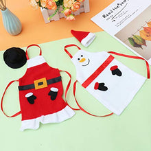 Amosfun Coperchio della Bottiglia di Babbo Natale Pupazzo di Neve Copertura di Bottiglia di Vino di Natale 3pcs con Decorazione della tavola di Cena della Festa del Festival del Cappello