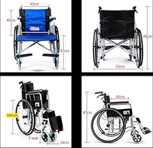 Carrozzine Semoventi, Transit Travel Portatile Acciaio Ad Alto Tenore di Carbonio, Pieghevole Pneumatico Gonfiabile Manuale Leggero per Anziani Comodo Scooter Manuale Monopattino per Anziani/Disabi