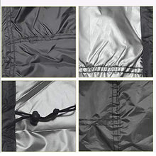 Yardwe Copertura per ombrellone da Giardino Impermeabile Copertura per ombrellone con Cerniera per Esterni 265 x 70 x 1 cm (Tessuto 210d Oxford, Nero)